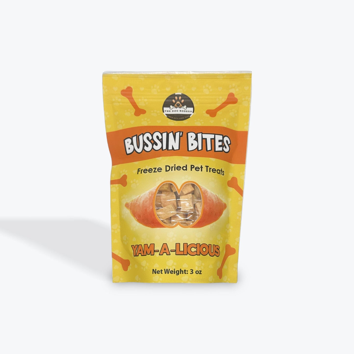 Freeze Dried Dog & Cat Treats – Single Ingredient, High Protein, Grain Free | Natural Cat & Dog Training Snacks, Human-Grade Sweet Potato (Yam)
